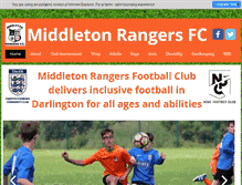 Tablet Screenshot of middletonrangers.com